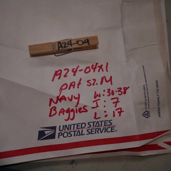 Patagonia Men's Size M Baggies Swim Trunks DWR Water Shorts Quick Dry Navy Blue - Picture 11 of 11